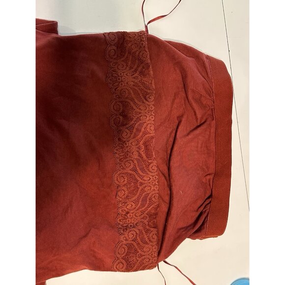 NEW y2k 2000s XS Express lace trim Camisole Tube Top   Red  shelf bra - Picture 5 of 8